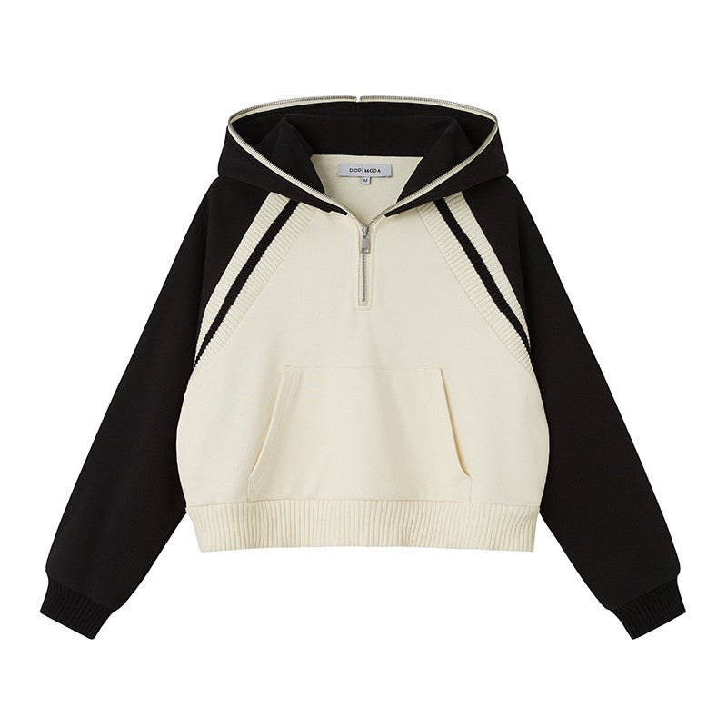 nu150 Bicolor sweatshirt + skirt two-piece set