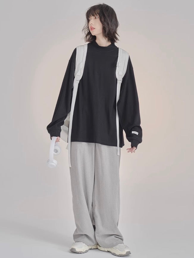 nu36 Half turtleneck long-sleeved T-shirt