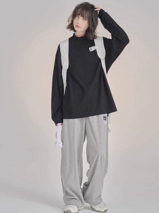 nu36 Half turtleneck long-sleeved T-shirt