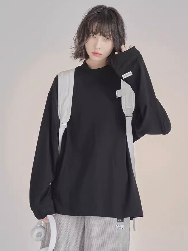 nu36 Half turtleneck long-sleeved T-shirt