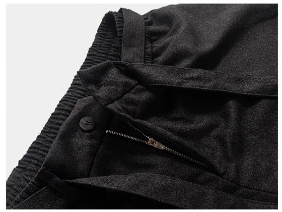 nu11 Unisex stretchy waist wool trousers