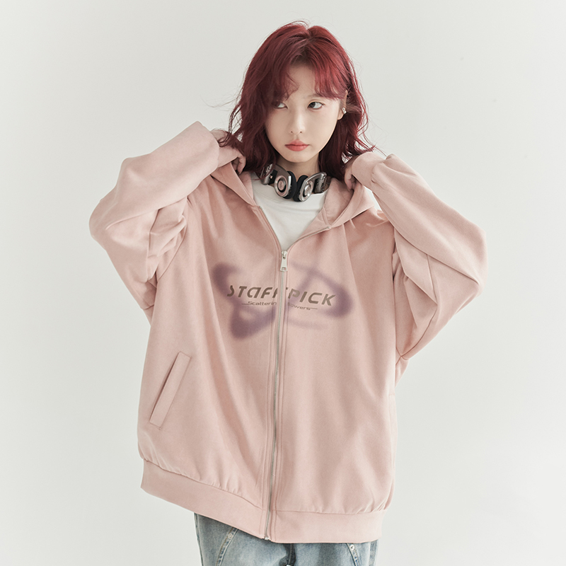 nu30 Loose Fit Front Logo Hoodie