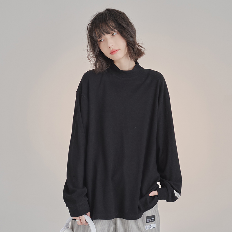 nu36 Half turtleneck long-sleeved T-shirt