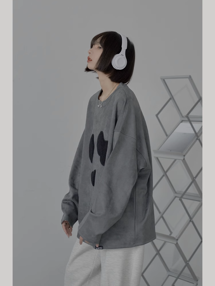 nu39 Random art long-sleeved T-shirt