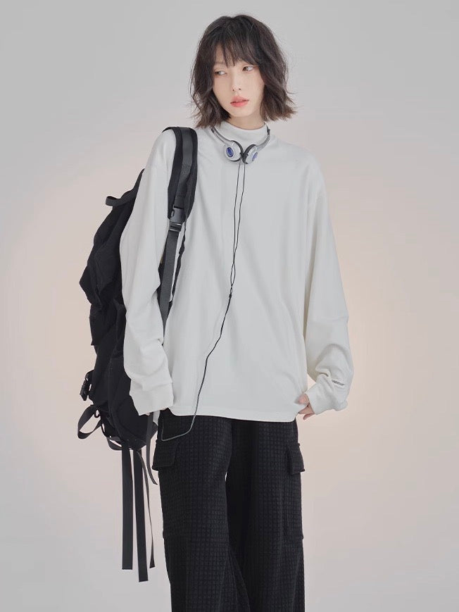 nu36 Half turtleneck long-sleeved T-shirt