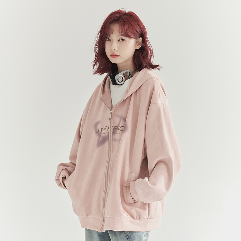 nu30 Loose Fit Front Logo Hoodie
