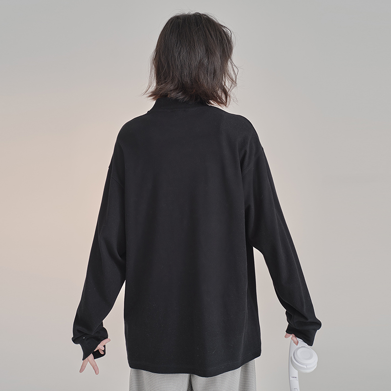 nu36 Half turtleneck long-sleeved T-shirt