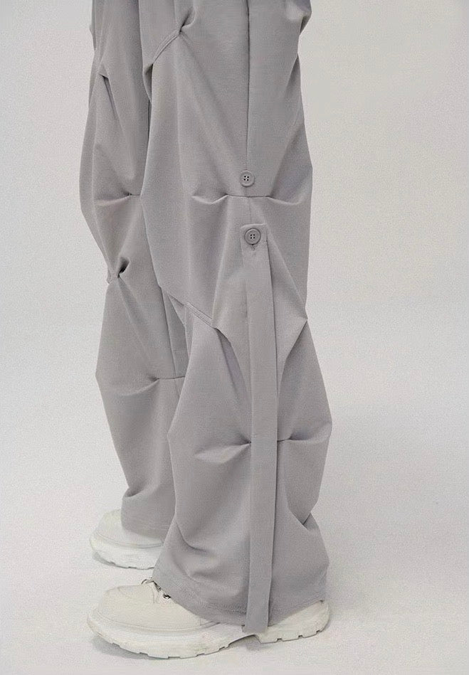 nu08 vibe pleated casual trousers