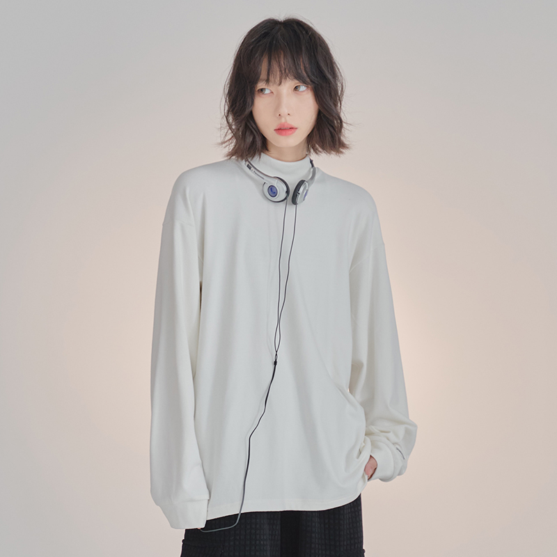 nu36 Half turtleneck long-sleeved T-shirt