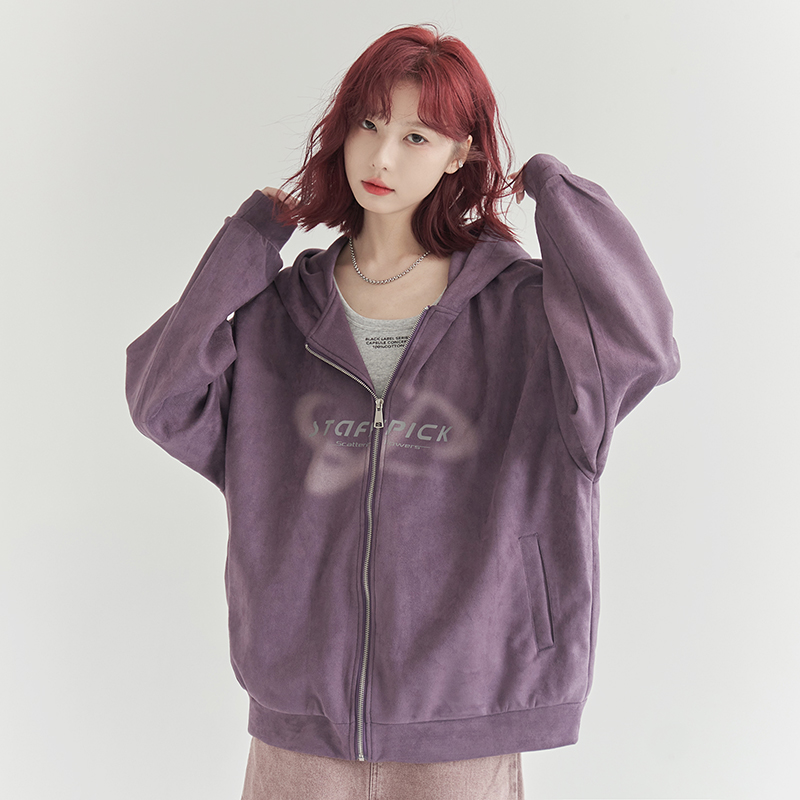nu30 Loose Fit Front Logo Hoodie