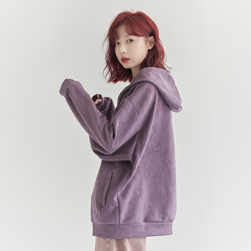 nu30 Loose Fit Front Logo Hoodie