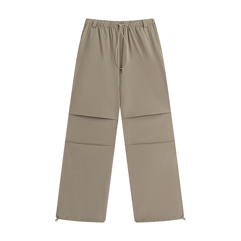 nu28 Pleated Loose Straight Casual Pants