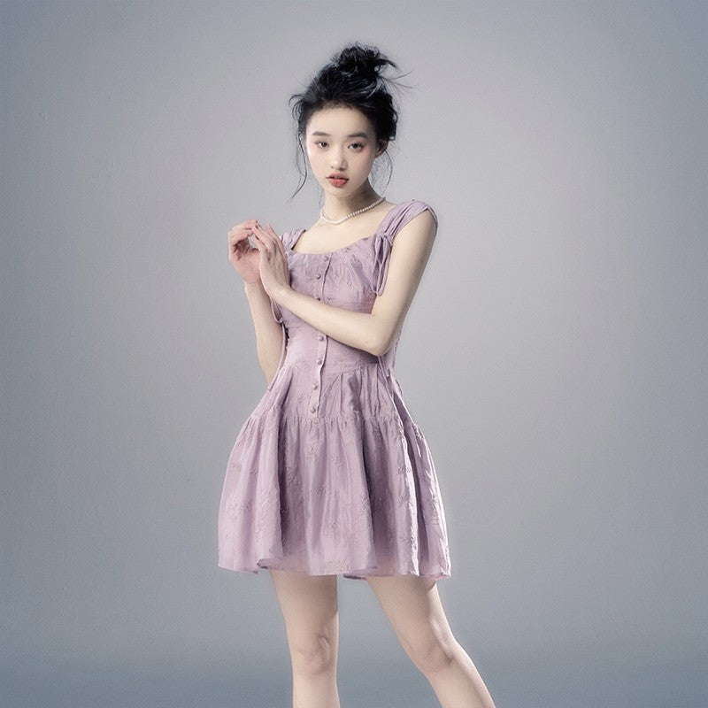 nu214 "Greek Girl from the Wishing Fountain" Tea Break A-Line Dress