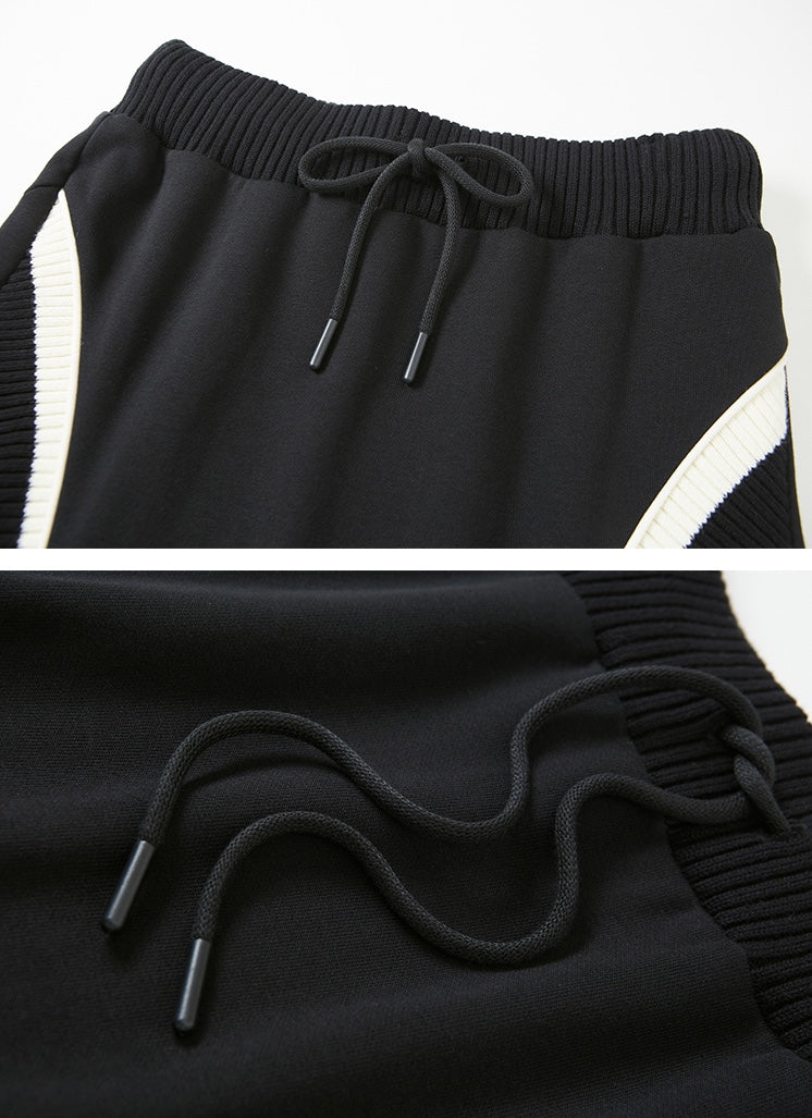 nu150 Bicolor sweatshirt + skirt two-piece set