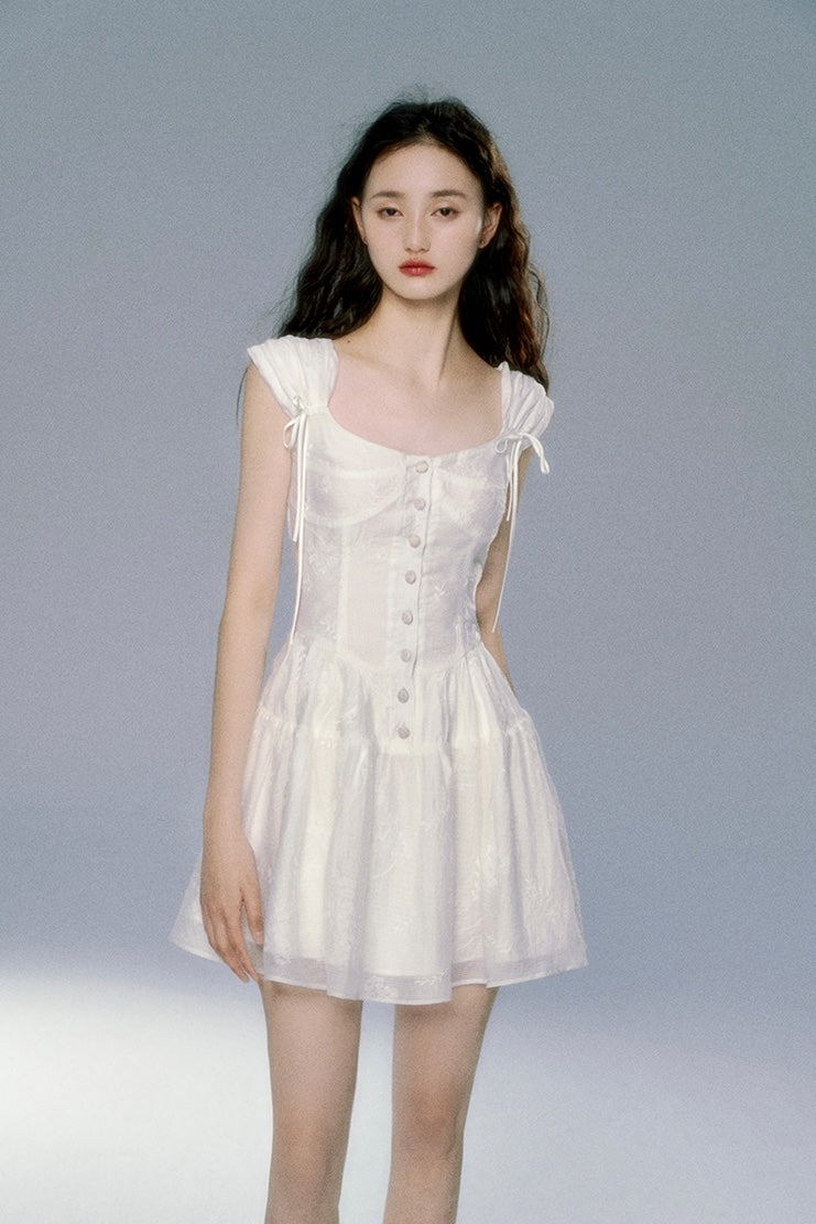 nu214 "Greek Girl from the Wishing Fountain" Tea Break A-Line Dress