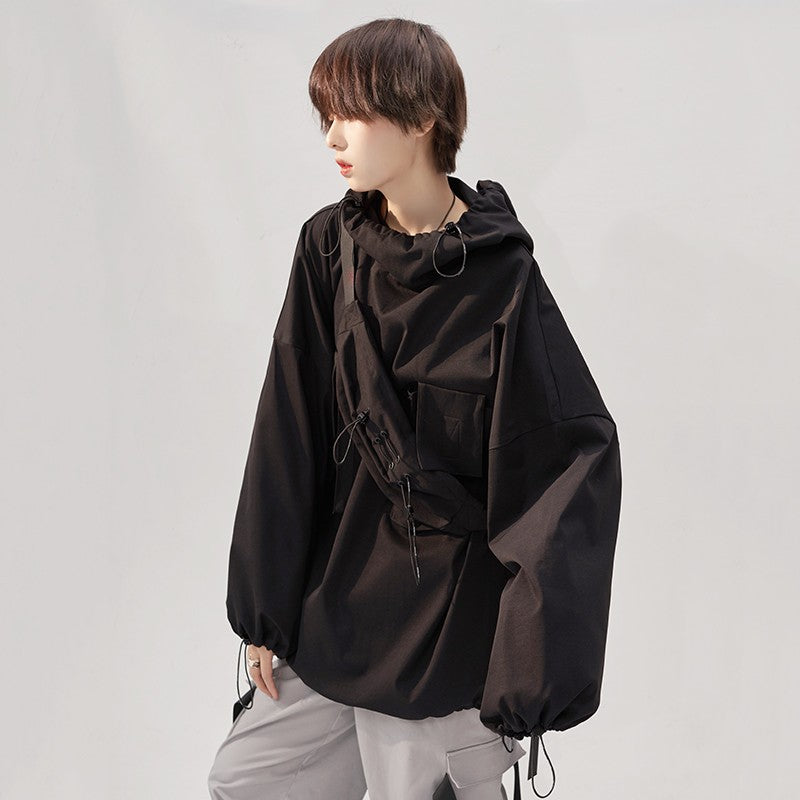 nu53 Unified color Tech jacket + Chest bag