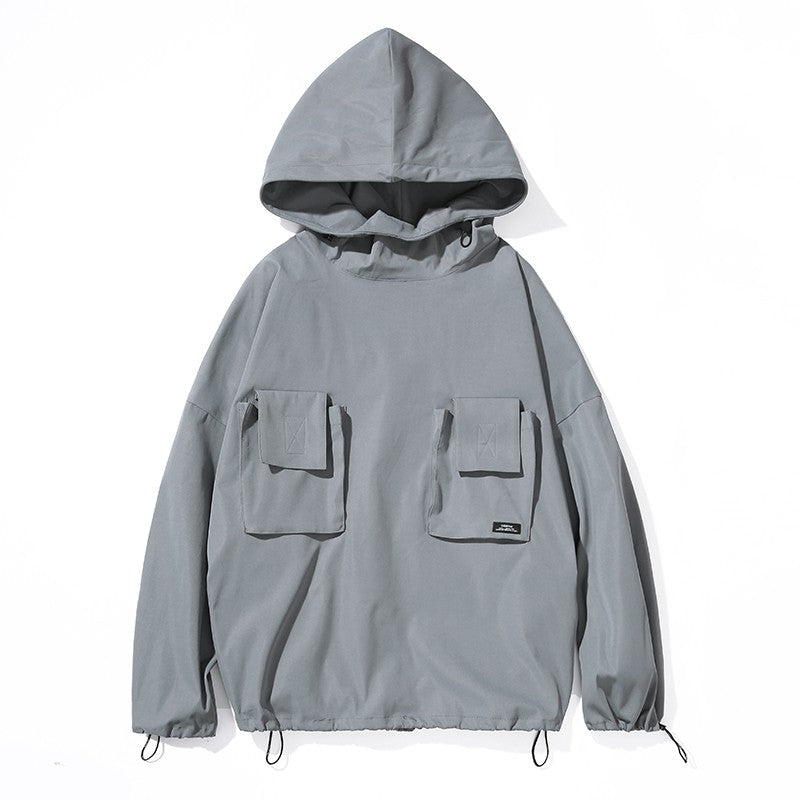 nu53 Unified color Tech jacket + Chest bag