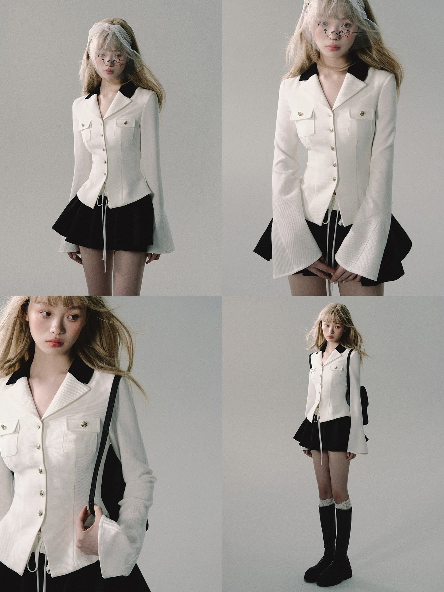 nu330 "Aden's Tears" Xiaoxiang Style High-Quality Short Jacket