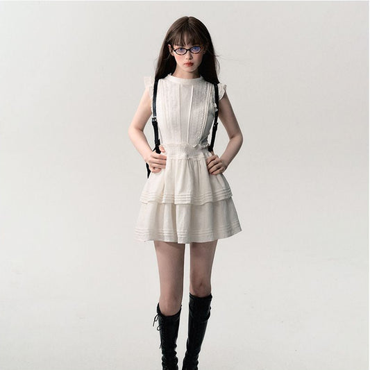 nu383 Seagull s Love Flying Sleeve Shirt Dress image 3