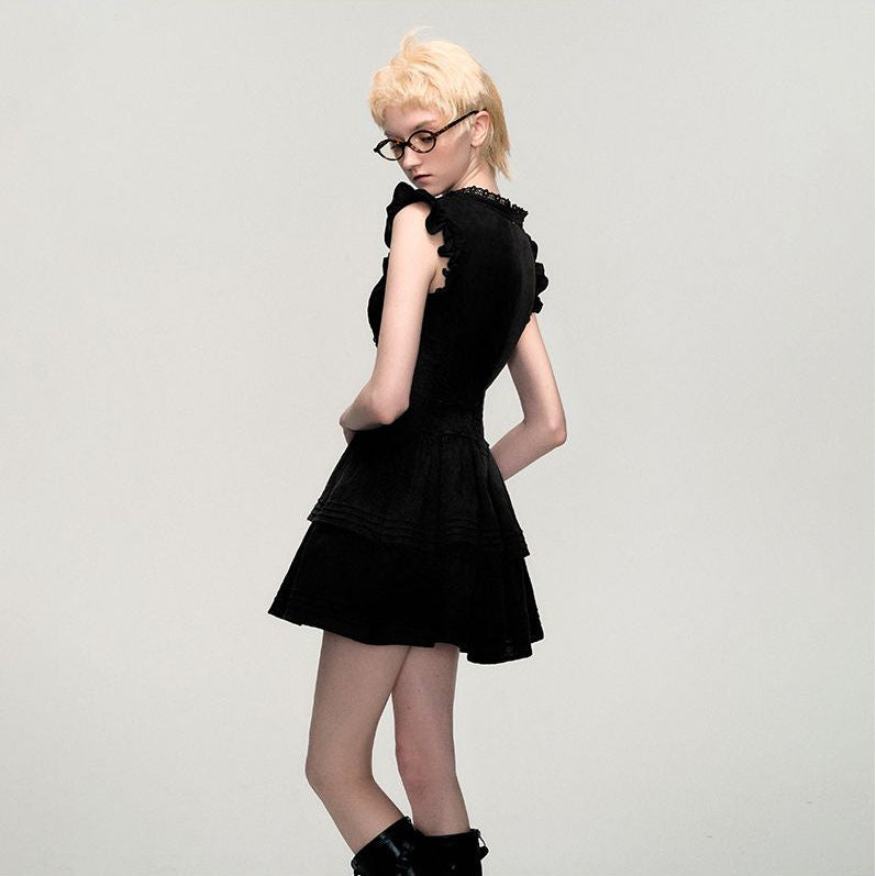 nu383 Seagull s Love Flying Sleeve Shirt Dress image 4