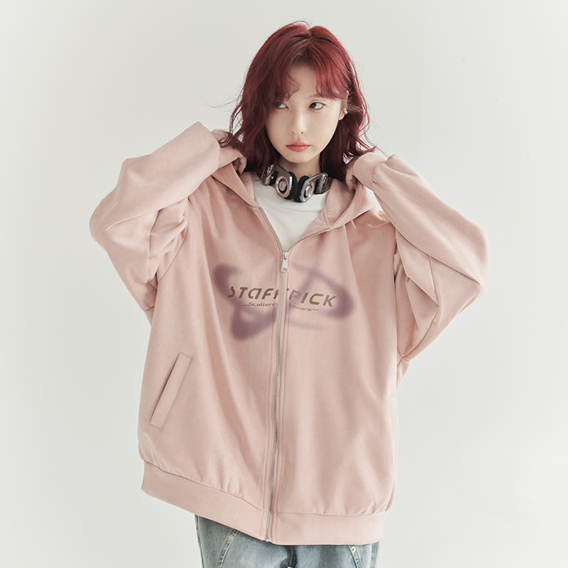 nu30 Loose Fit Front Logo Hoodie 