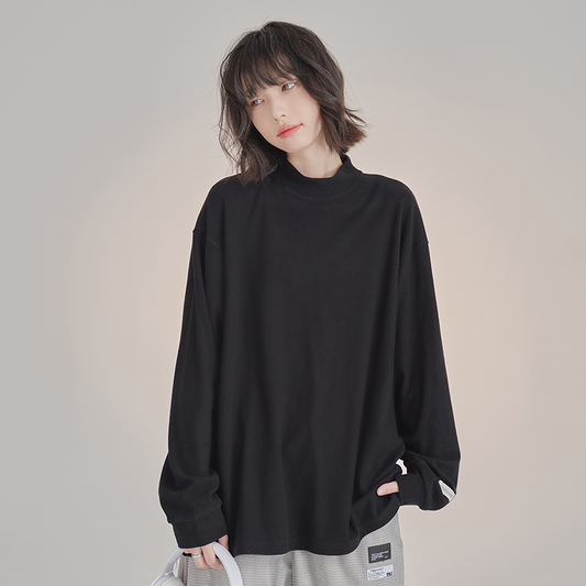 nu36 Half turtleneck long-sleeved T-shirt 