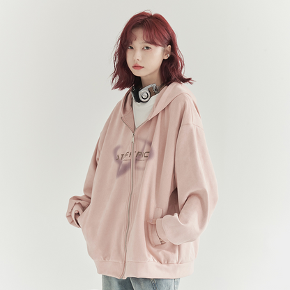 nu30 Loose Fit Front Logo Hoodie 