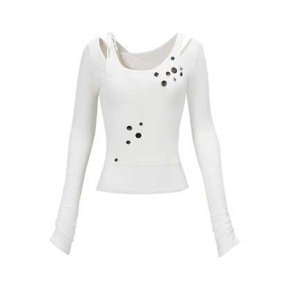 nu170 "The Scent of Memory" double-layer snowflake sweater