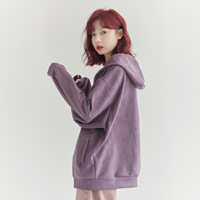 nu30 Loose Fit Front Logo Hoodie 