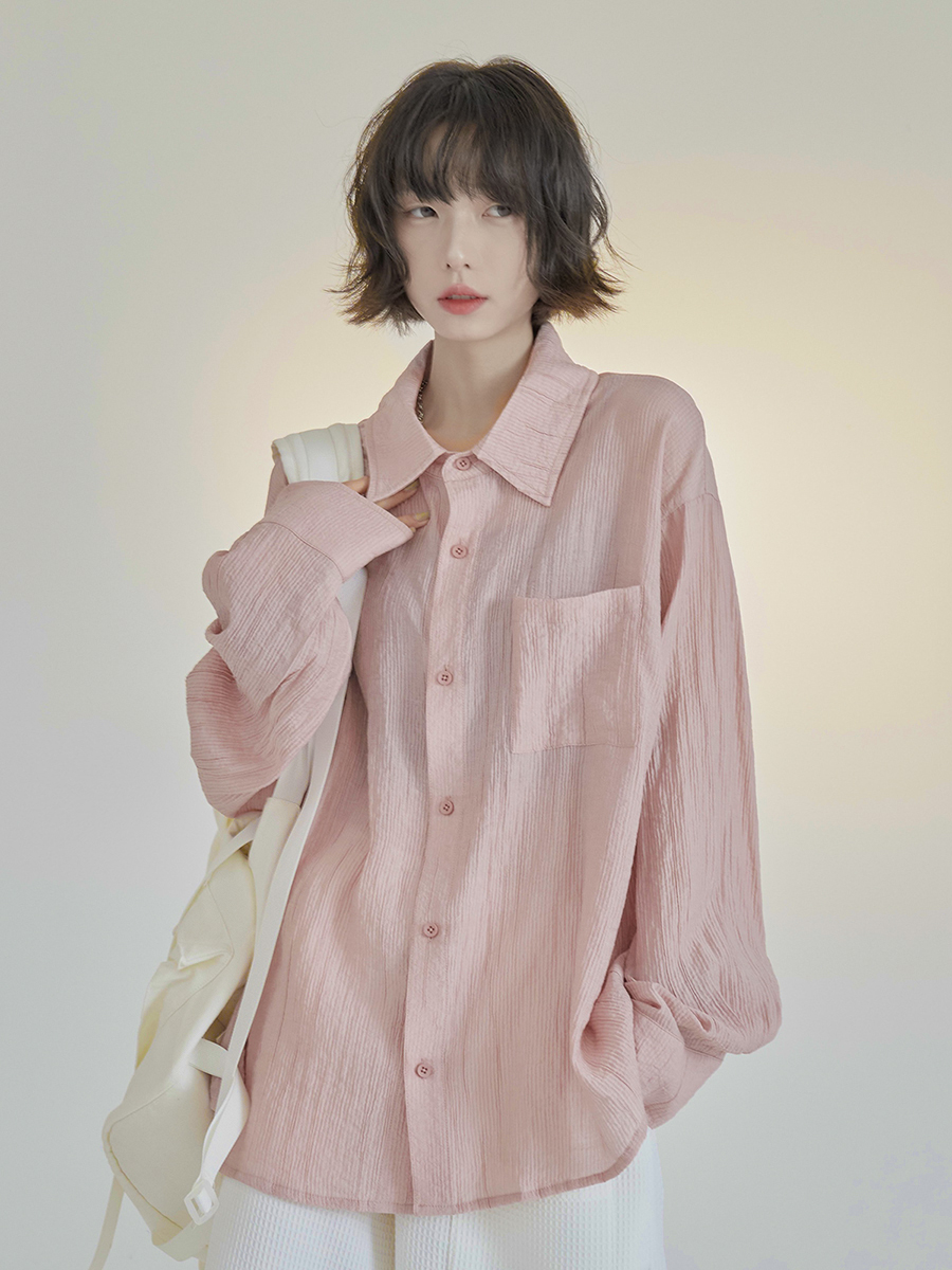 nu40 Sun protection loose casual shirt