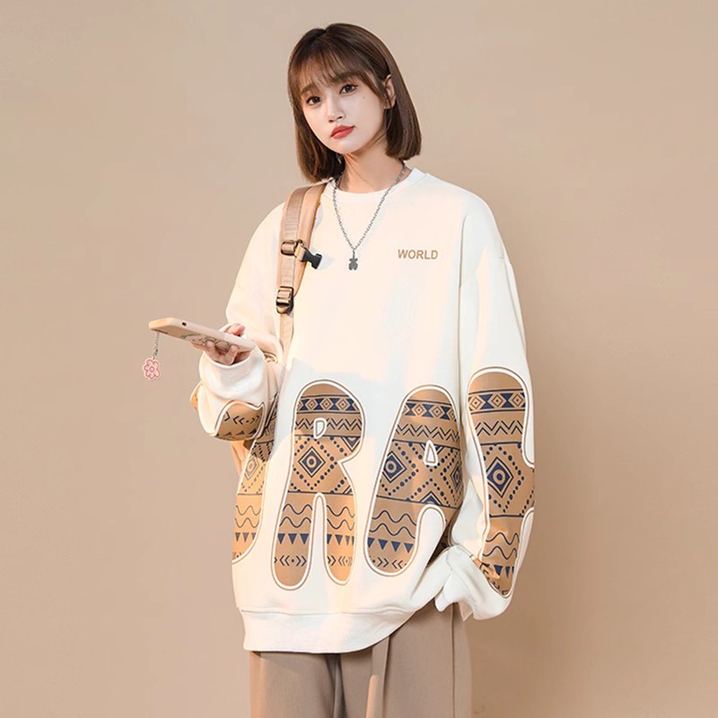 nu67 Big letter Hong Kong style sweatshirt