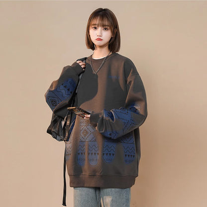 nu67 Big letter Hong Kong style sweatshirt