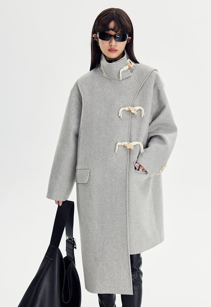 nu120 Mid-length double-sided wool coat