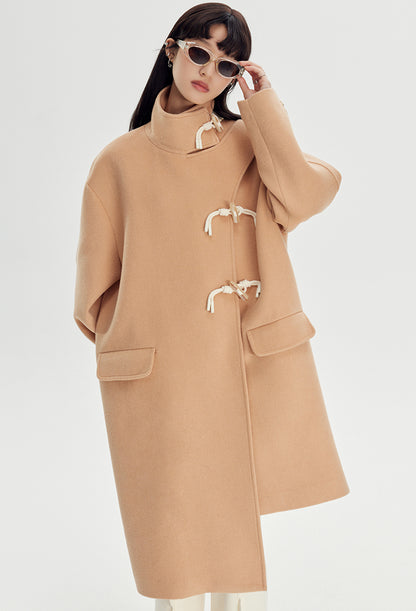 nu120 Mid-length double-sided wool coat