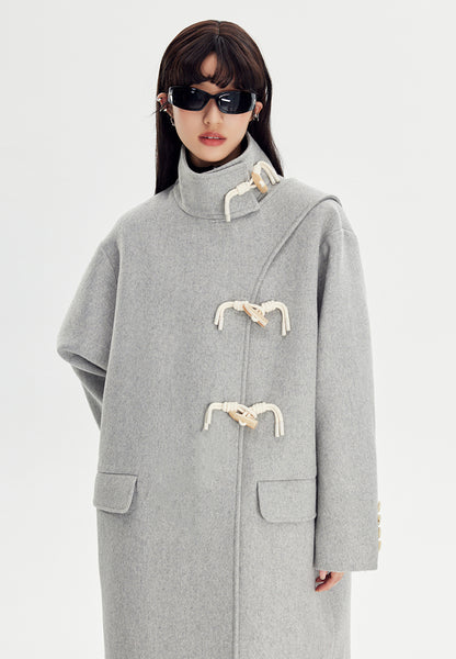 nu120 Mid-length double-sided wool coat