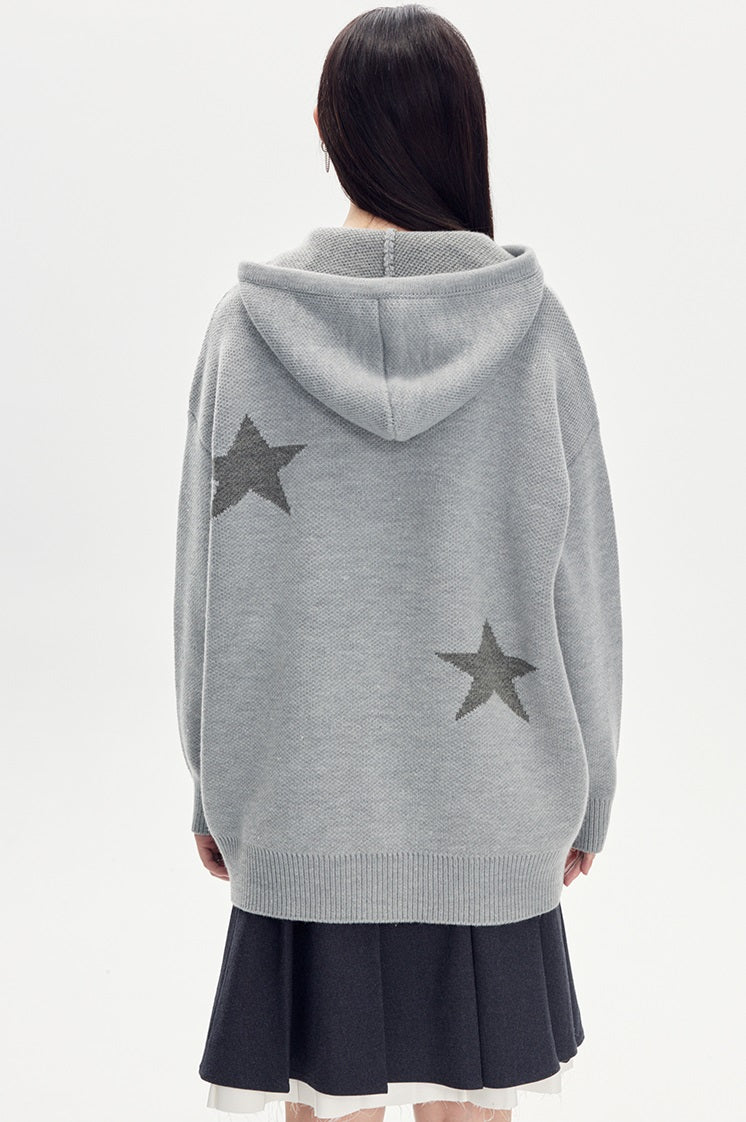 nu156 Wool mix street hoodie