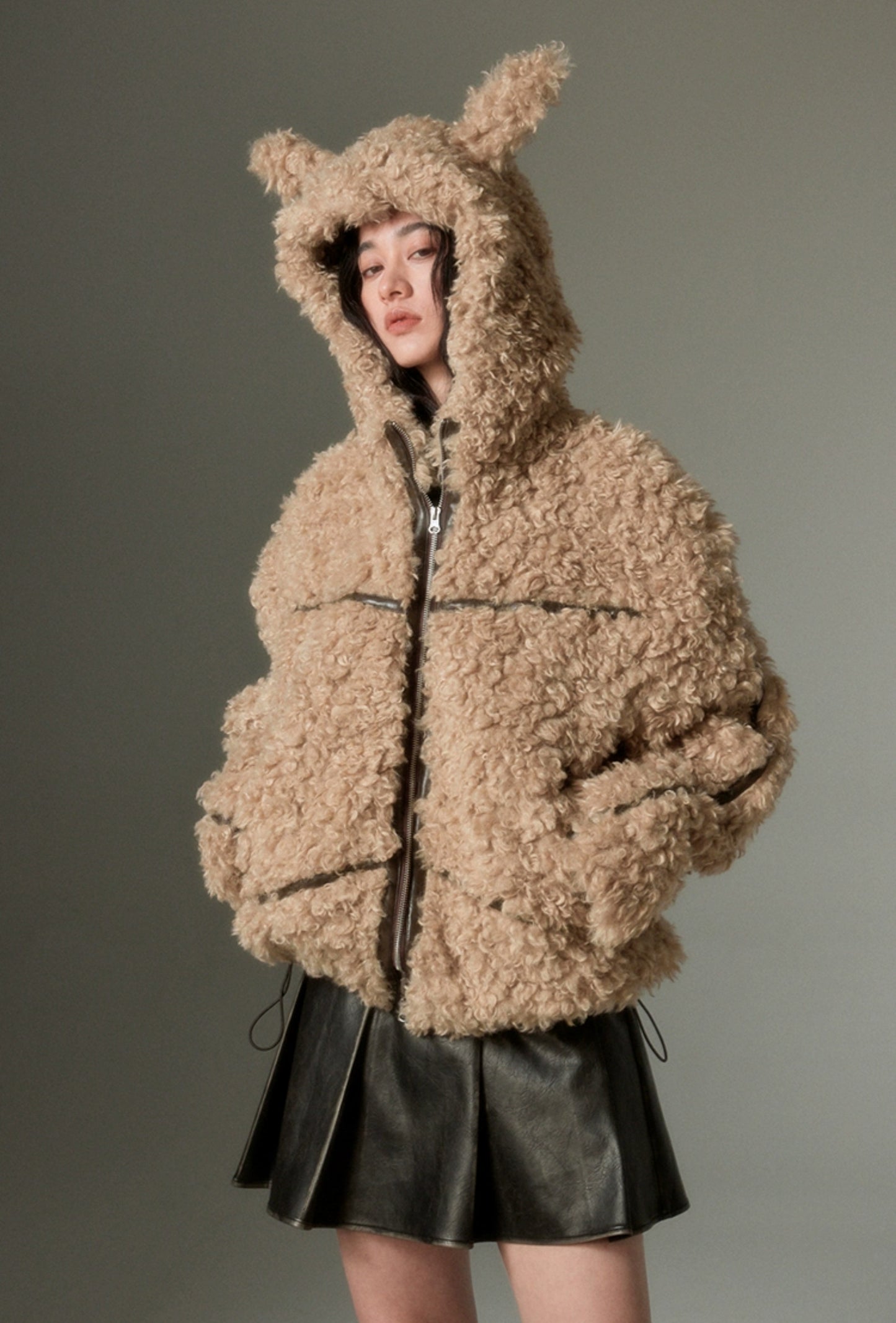 nu94 Antelope Eco-Friendly Fur Coat