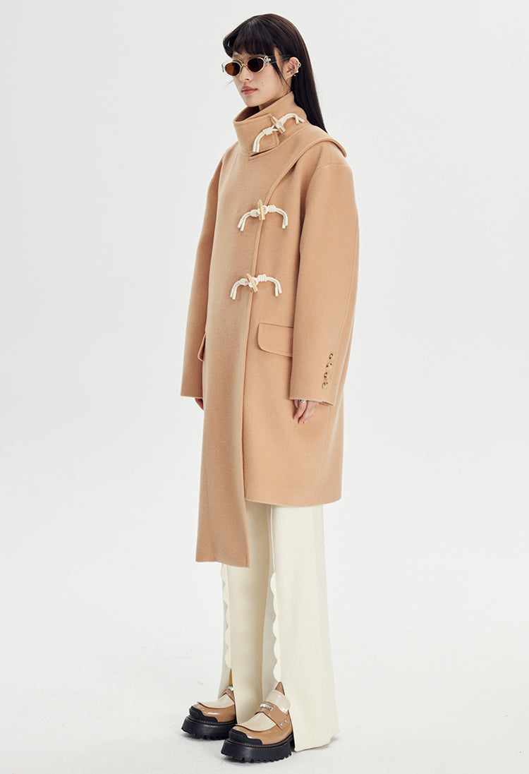 nu120 Mid-length double-sided wool coat