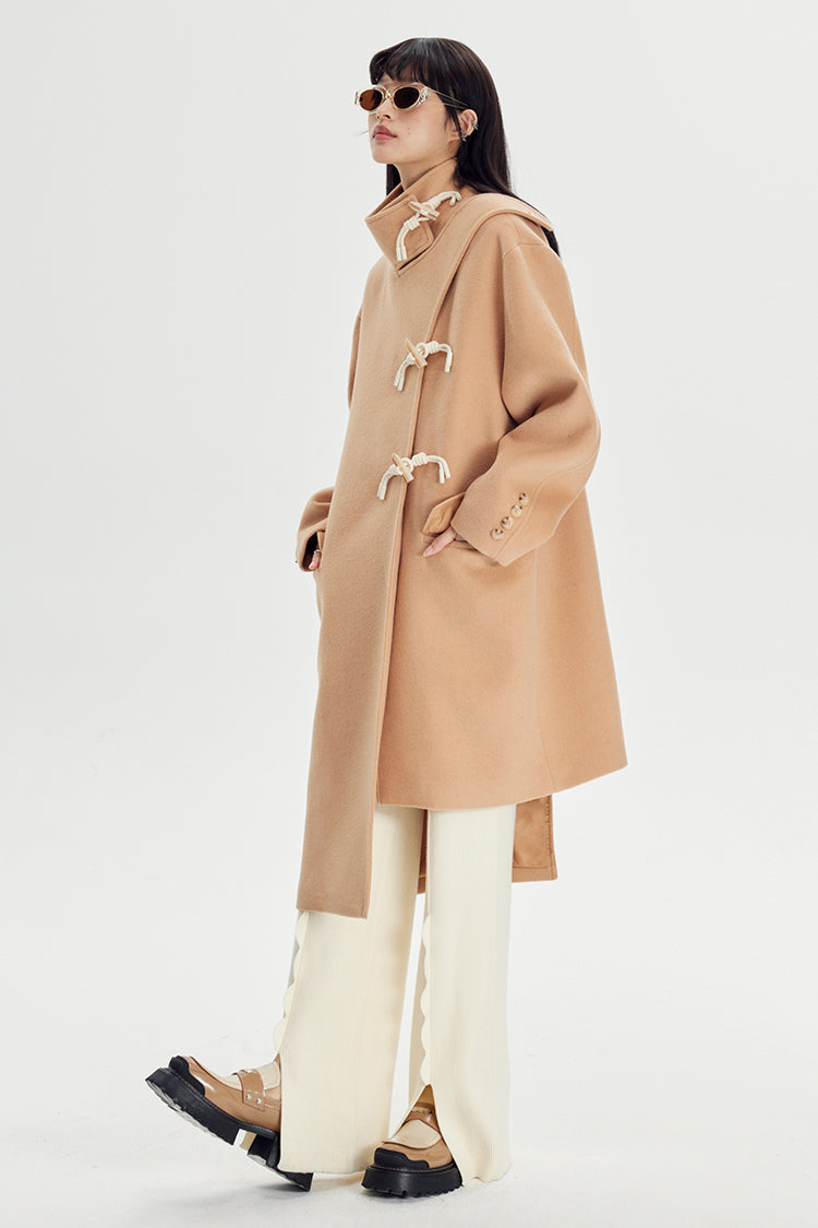 nu120 Mid-length double-sided wool coat