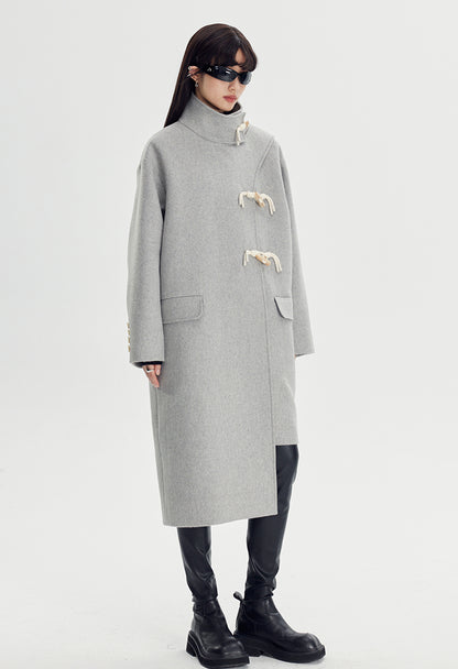 nu120 Mid-length double-sided wool coat