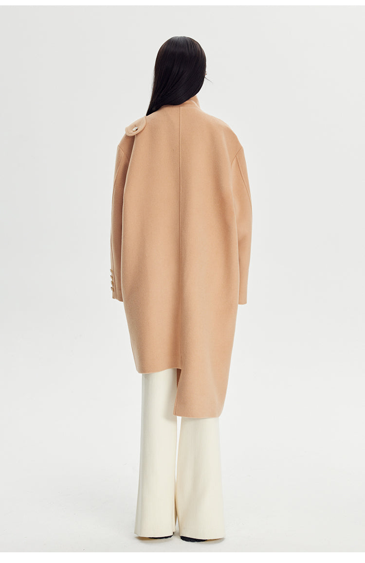 nu120 Mid-length double-sided wool coat