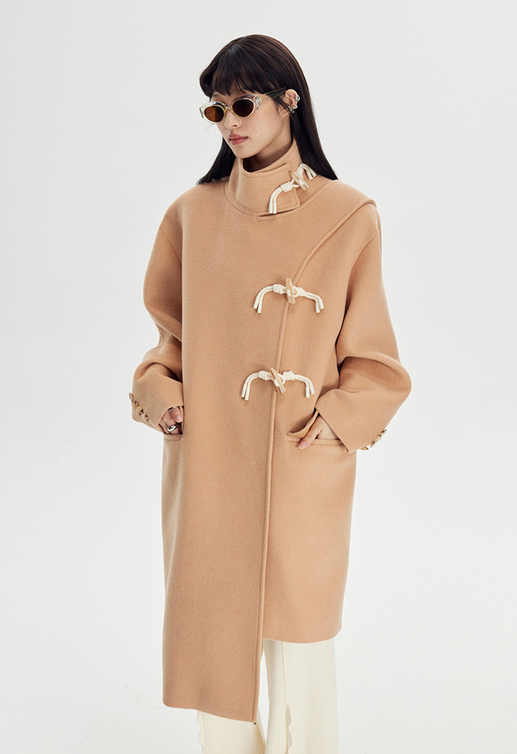 nu120 Mid-length double-sided wool coat