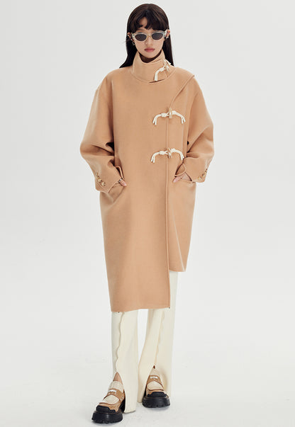 nu120 Mid-length double-sided wool coat