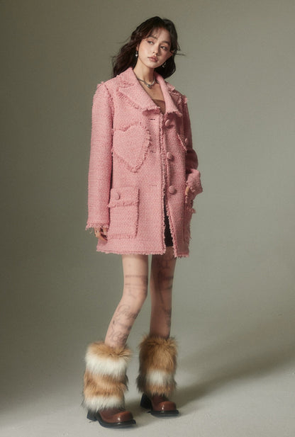 nu151 Half length pink design jacket