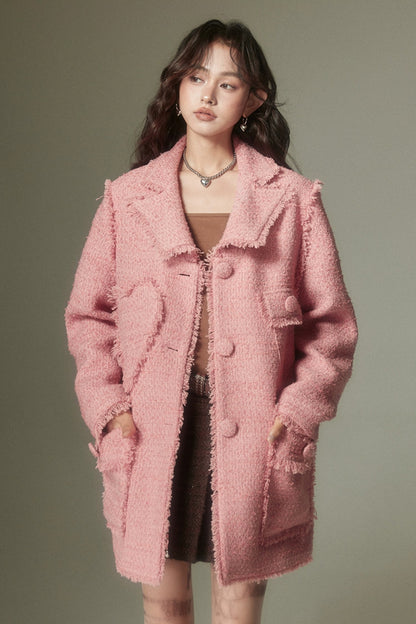 nu151 Half length pink design jacket