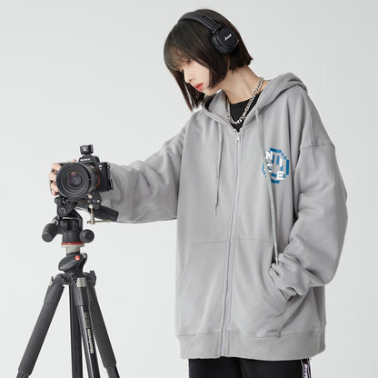 nu56 Oversized Zip Hoodie