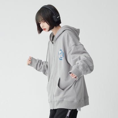 nu56 Oversized Zip Hoodie