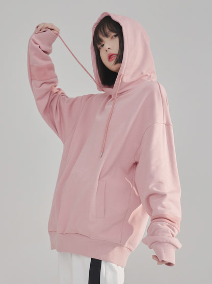 nu60 Bicolor Design Sleeve Hoodie