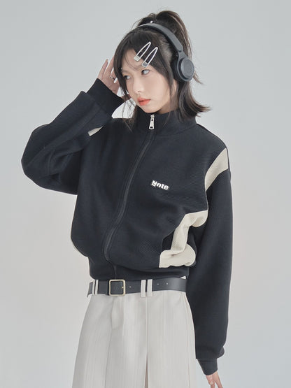 nu62 Contrast Stand Neck Track Jacket