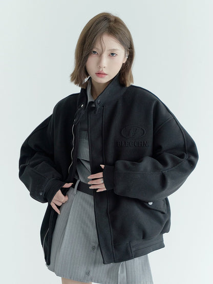 nu63 Stand Collar Cotton Jacket